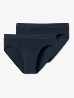 Schiesser Jungen Slips - 2er-Pack Basic Kids in marine