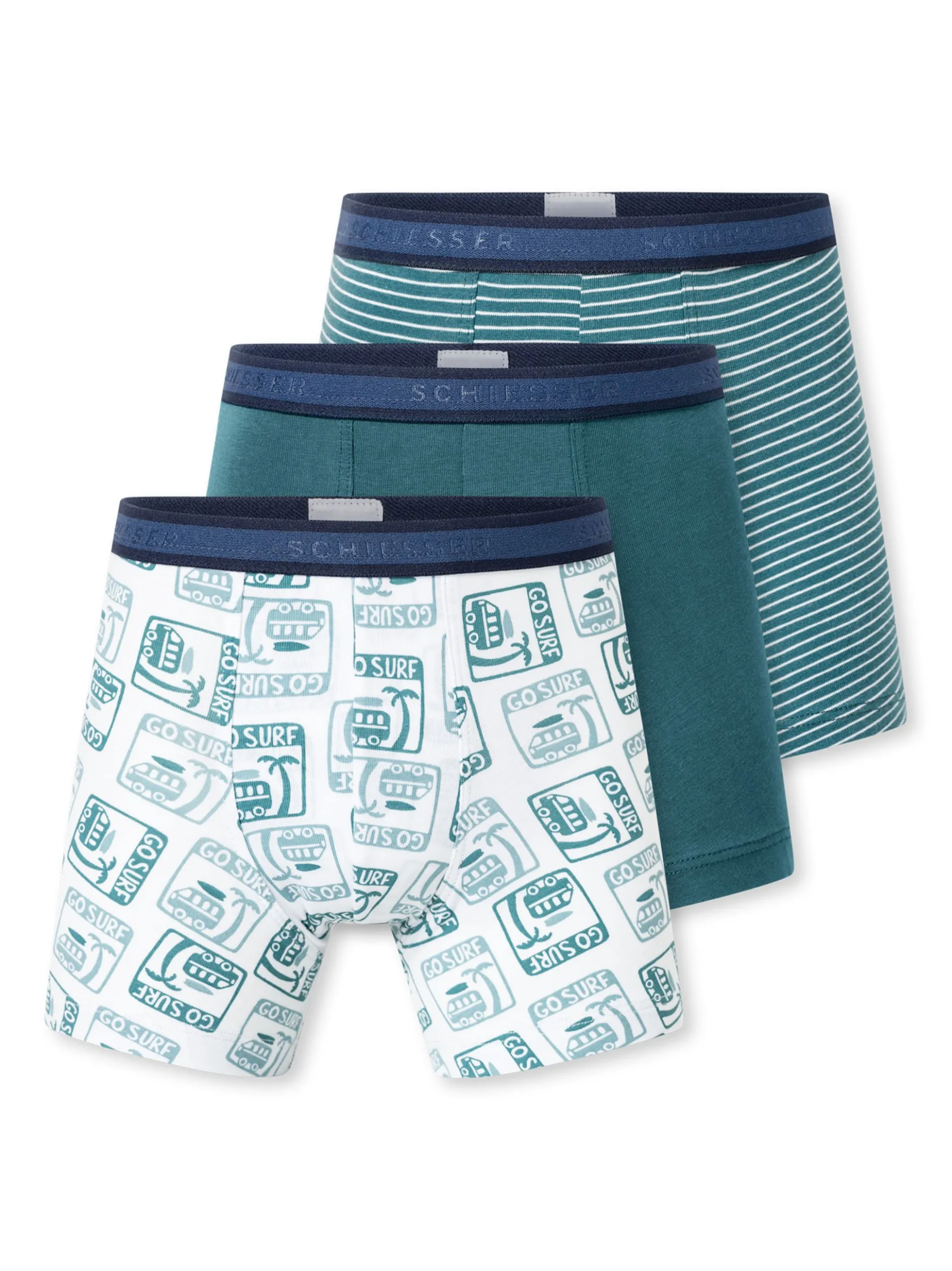 Schiesser Jungen Trunk - 955 Multi in mehrfarbig