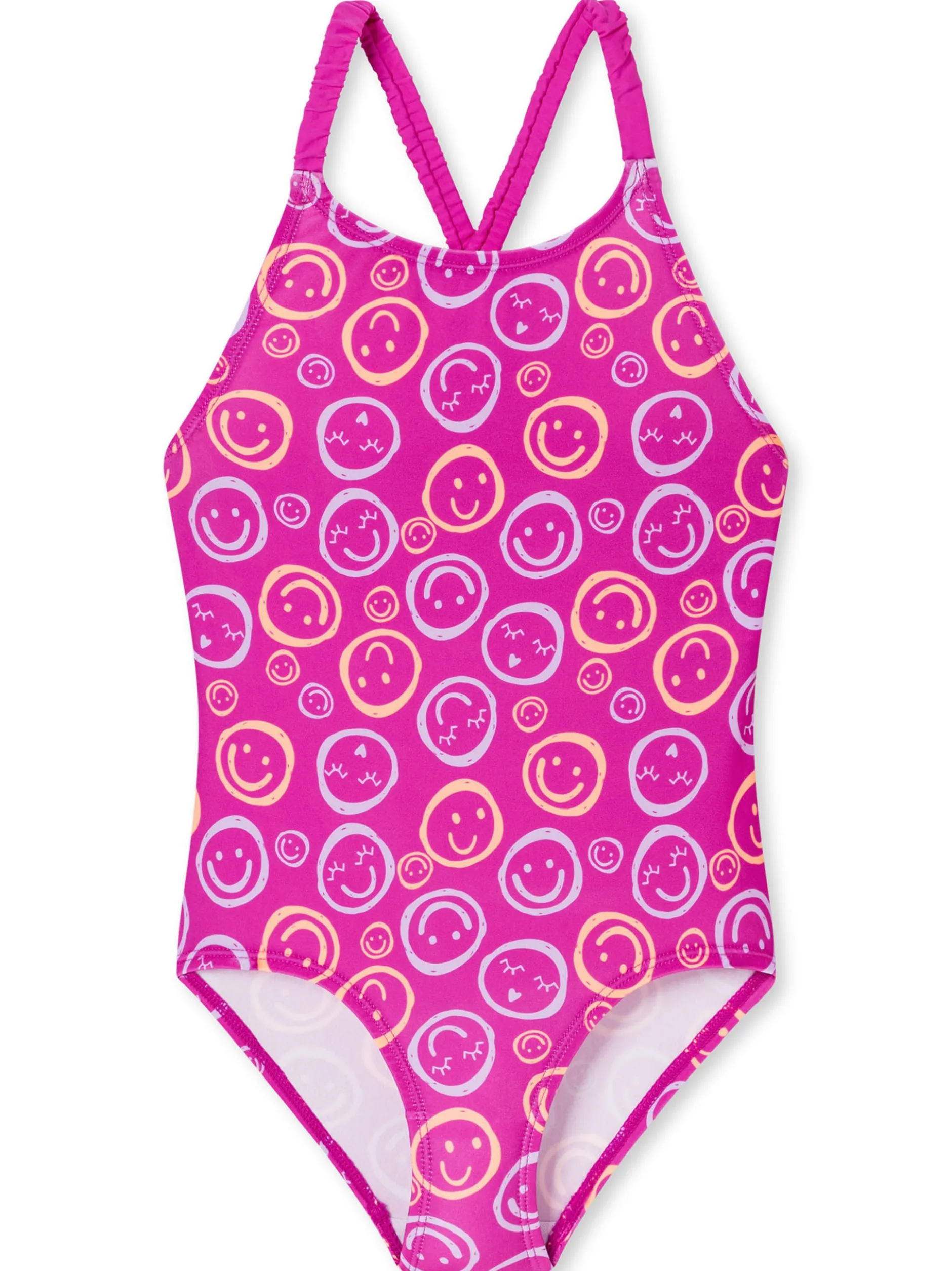 Schiesser Mädchen Badeanzug - Aqua Kids in fuchsia