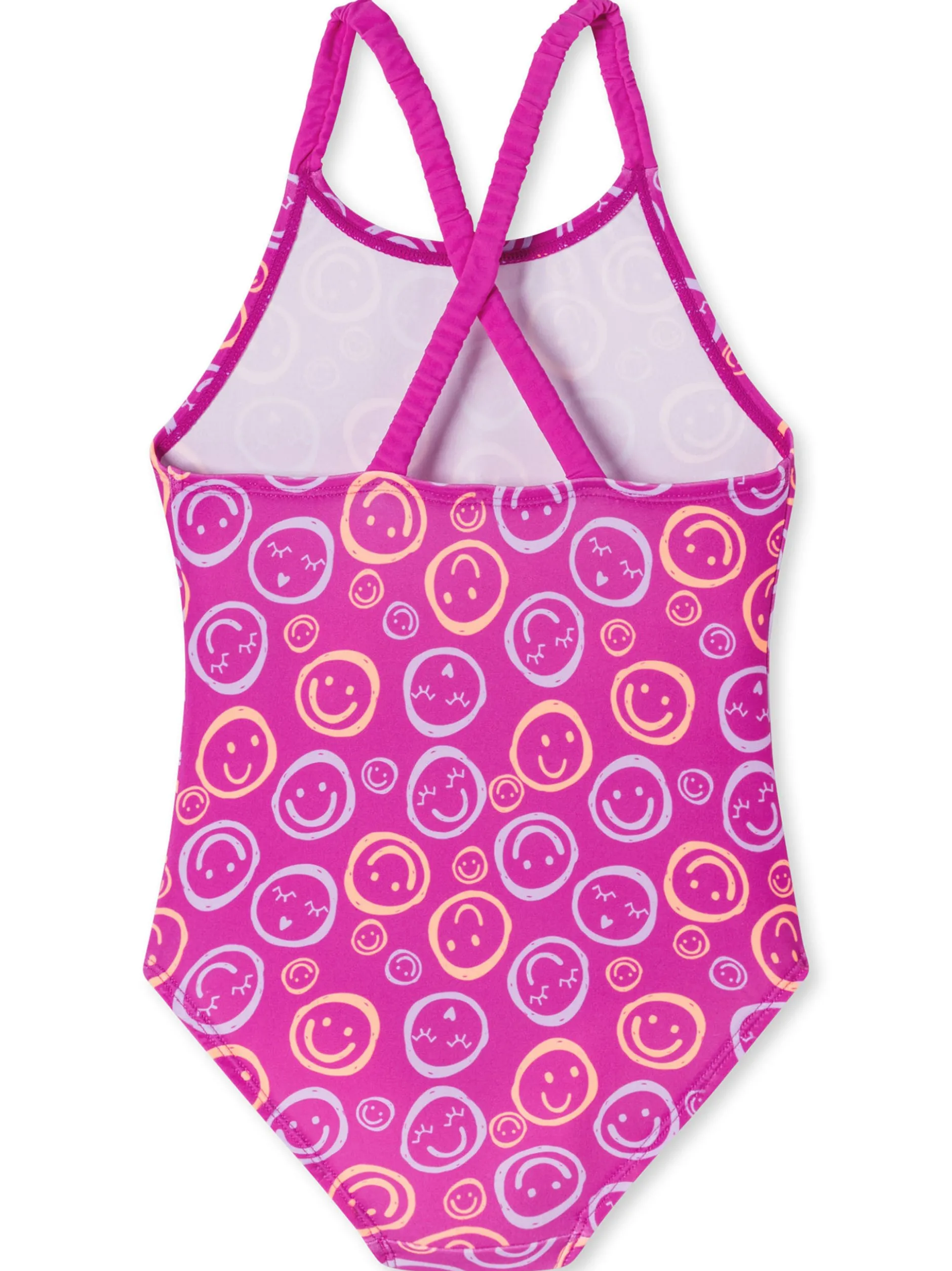Schiesser Mädchen Badeanzug - Aqua Kids in fuchsia