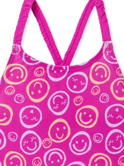 Schiesser Mädchen Badeanzug - Aqua Kids in fuchsia