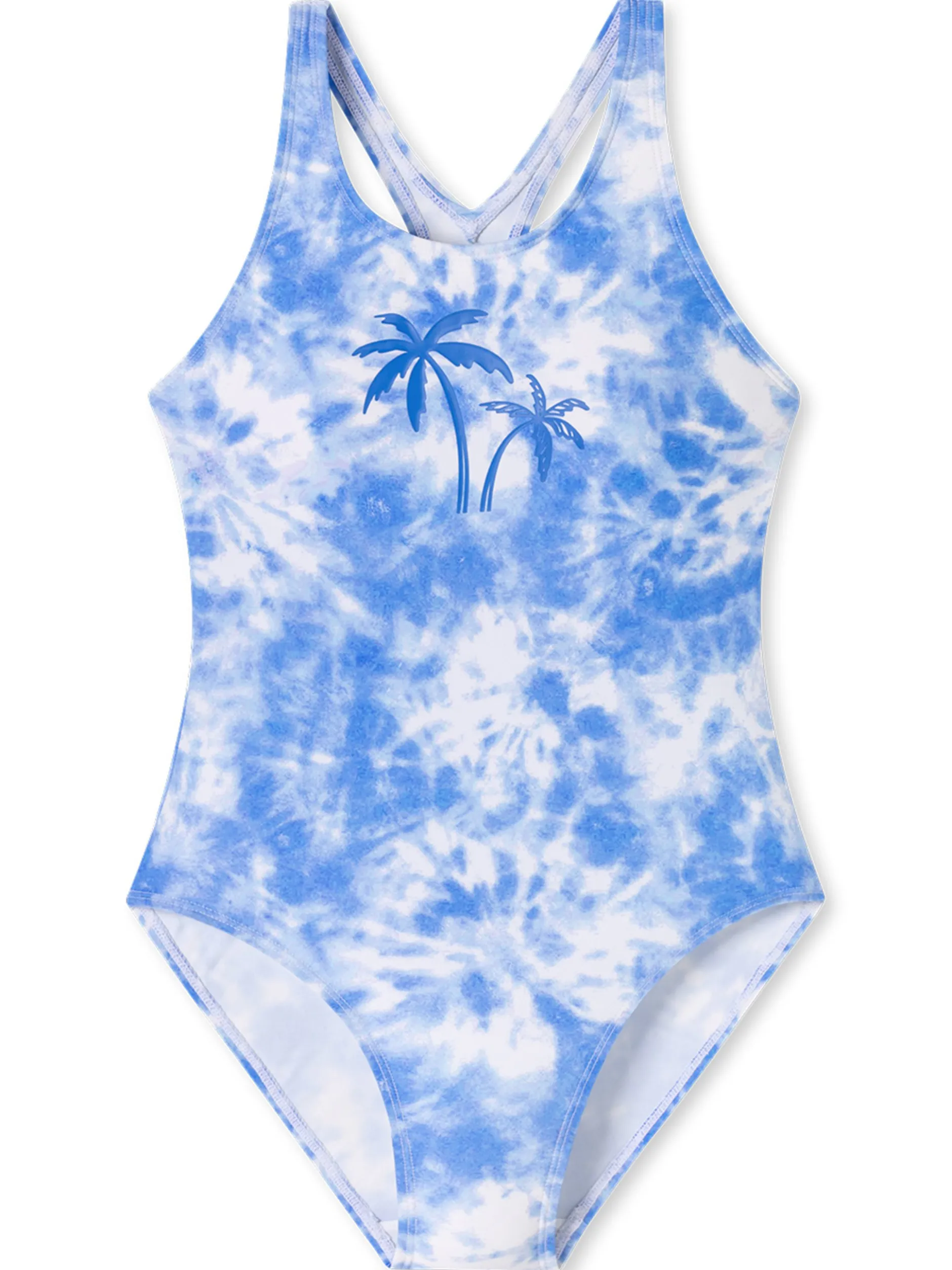 Schiesser Mädchen Badeanzug - Aqua Teens Girl in blau