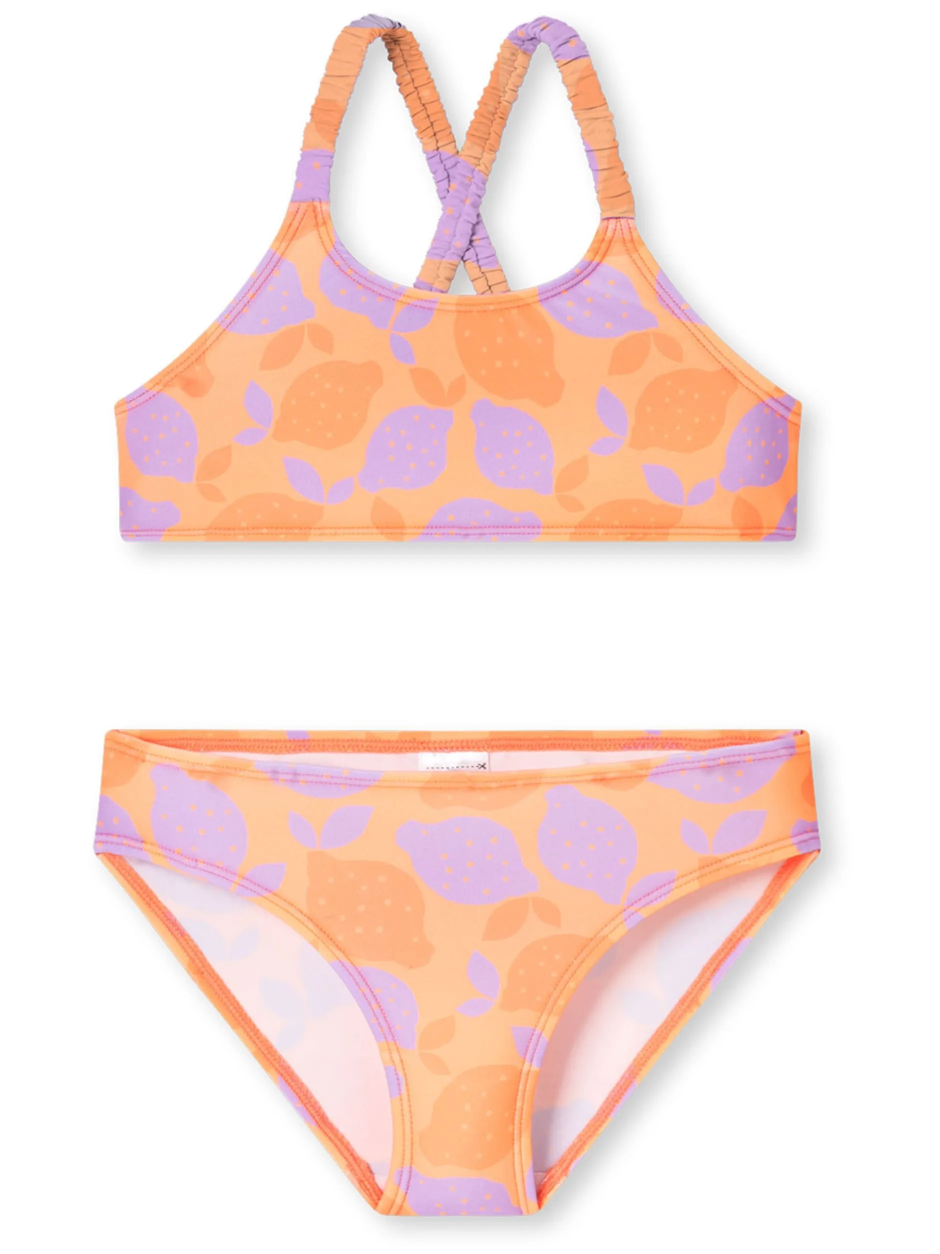 Schiesser Mädchen Bustier-Bikini - Aqua Kids in orange