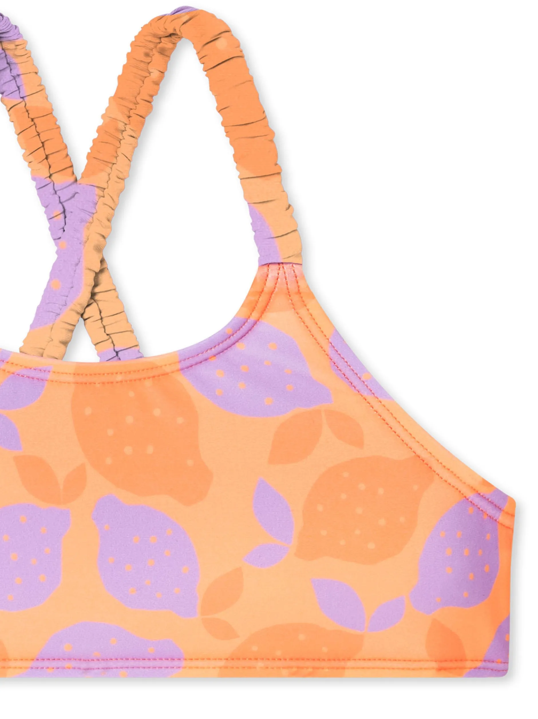 Schiesser Mädchen Bustier-Bikini - Aqua Kids in orange