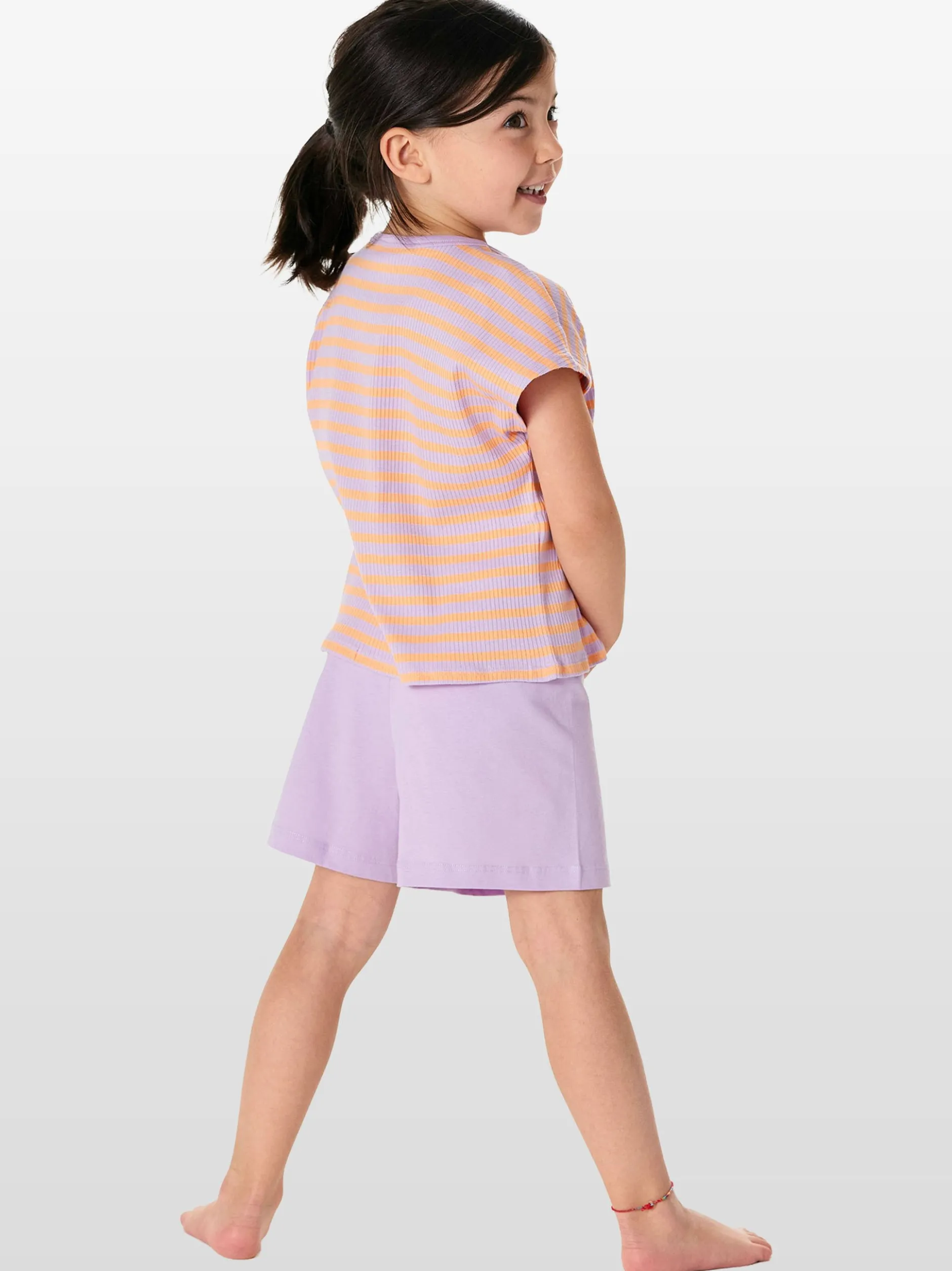 Schiesser Mädchen Pyjama in flieder