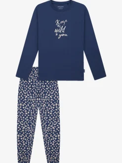 Schiesser Mädchen Pyjama - Nightwear in blau
