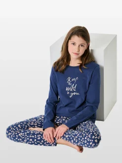Schiesser Mädchen Pyjama - Nightwear in blau