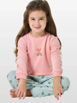 Schiesser Mädchen Pyjama - Nightwear in koralle