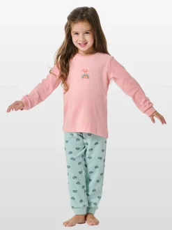 Schiesser Mädchen Pyjama - Nightwear in koralle