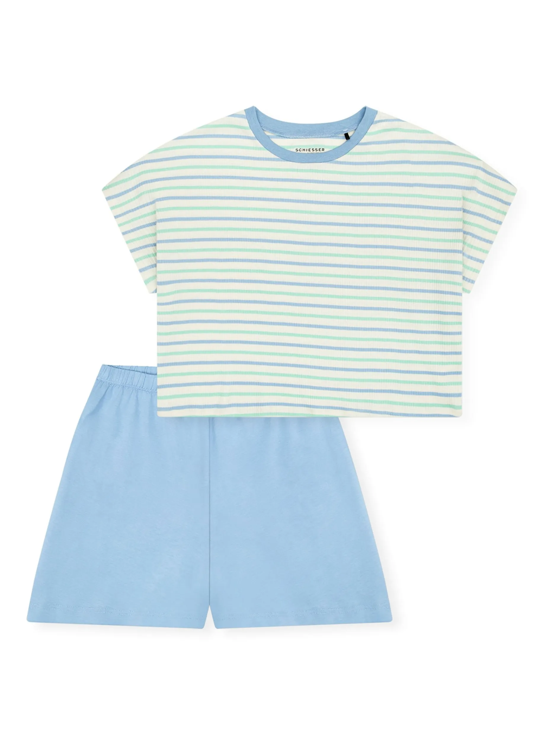 Schiesser Mädchen Pyjama - Nightwear in weiß