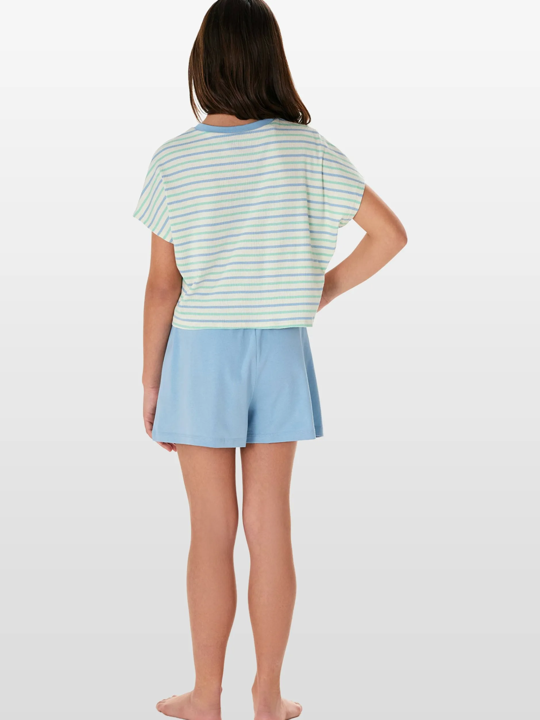 Schiesser Mädchen Pyjama - Nightwear in weiß
