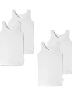 Schiesser Mädchen Unterhemd - Allday Basic in weiß