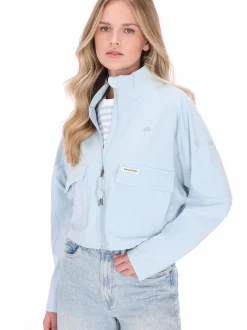 Schmuddelwedda Damen Jacke in blau