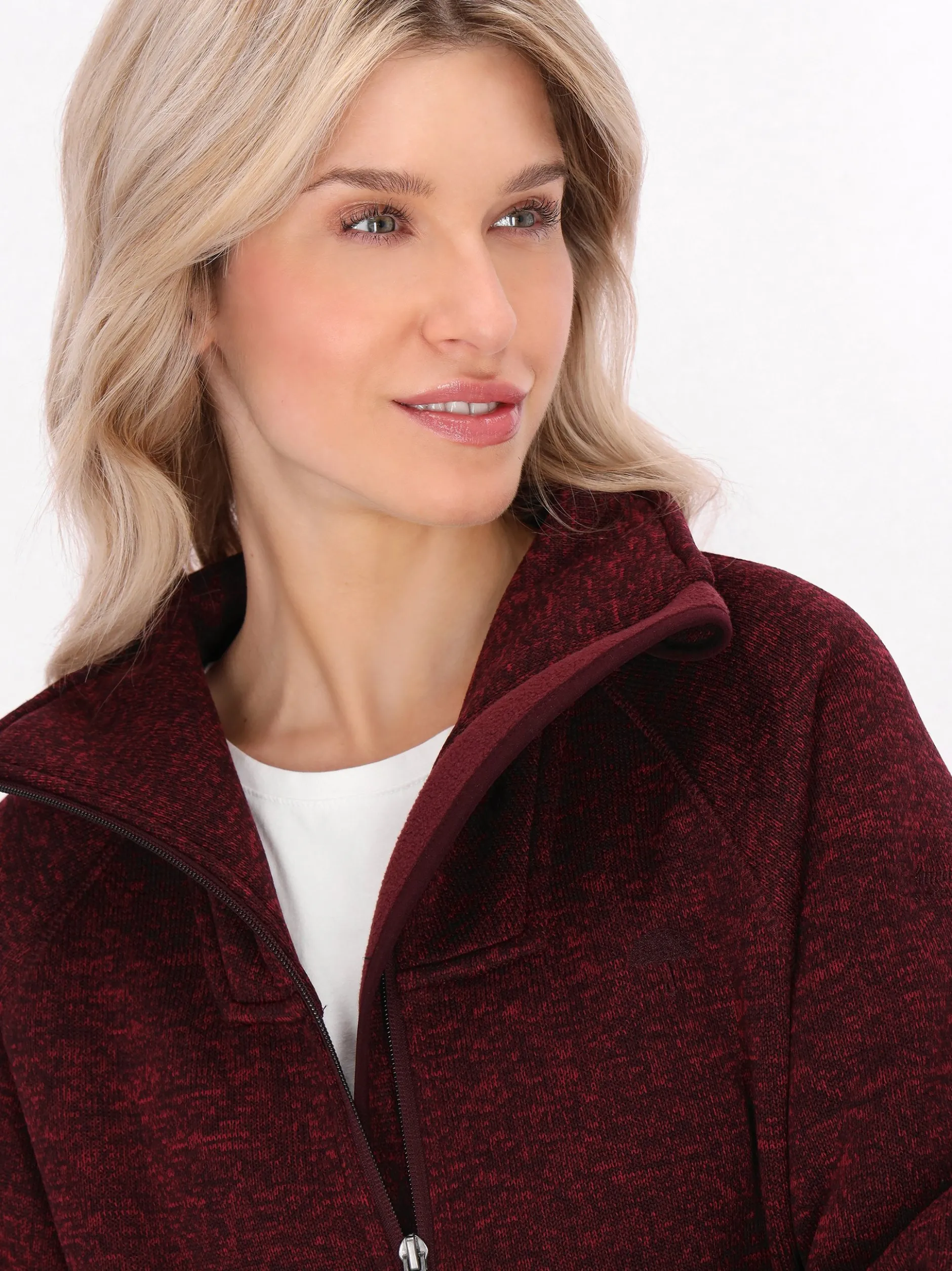Schmuddelwedda Damen Jacke in bordeaux