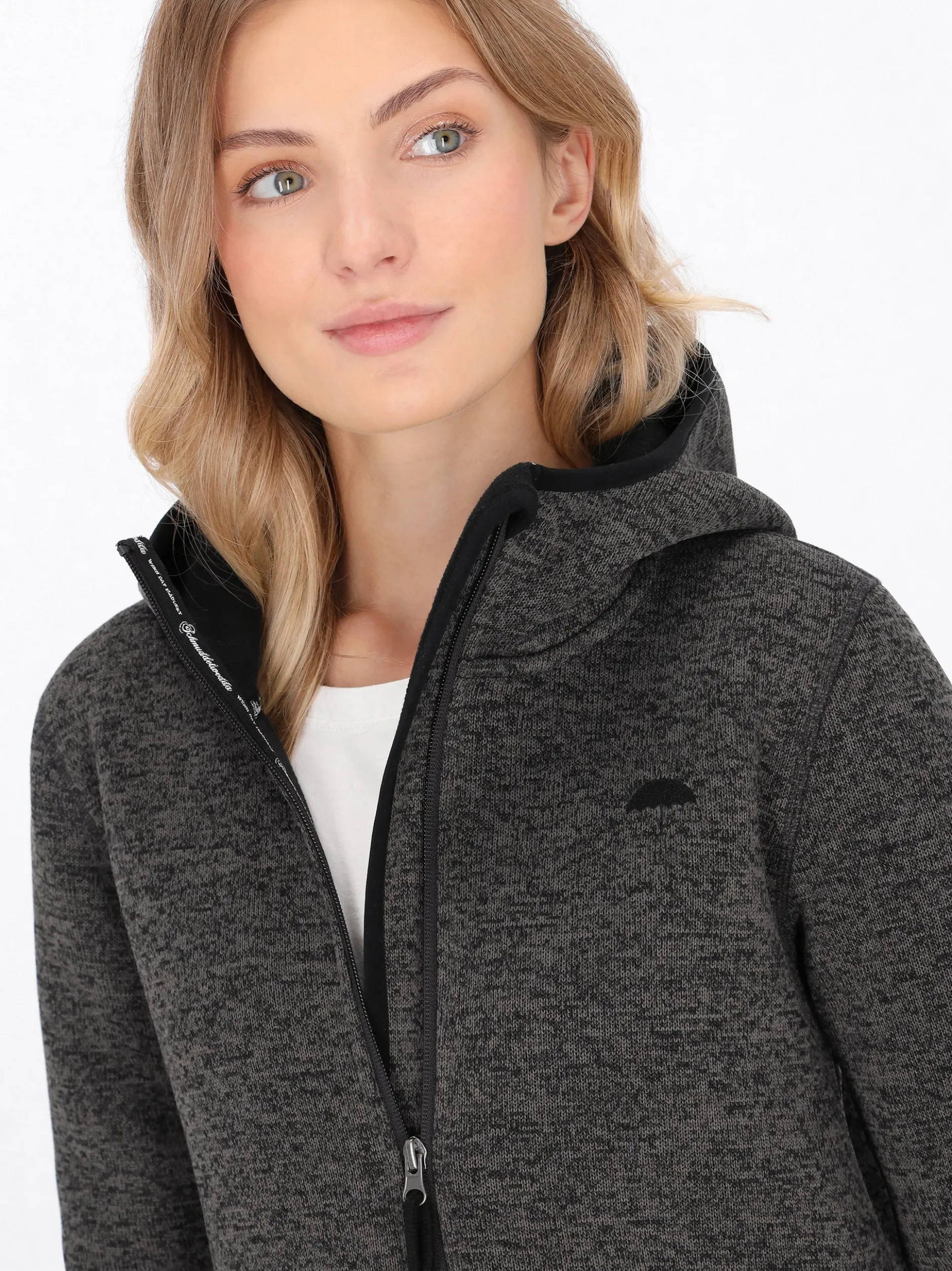 Schmuddelwedda Damen Jacke in grau