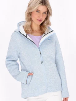 Schmuddelwedda Damen Jacke in hellblau