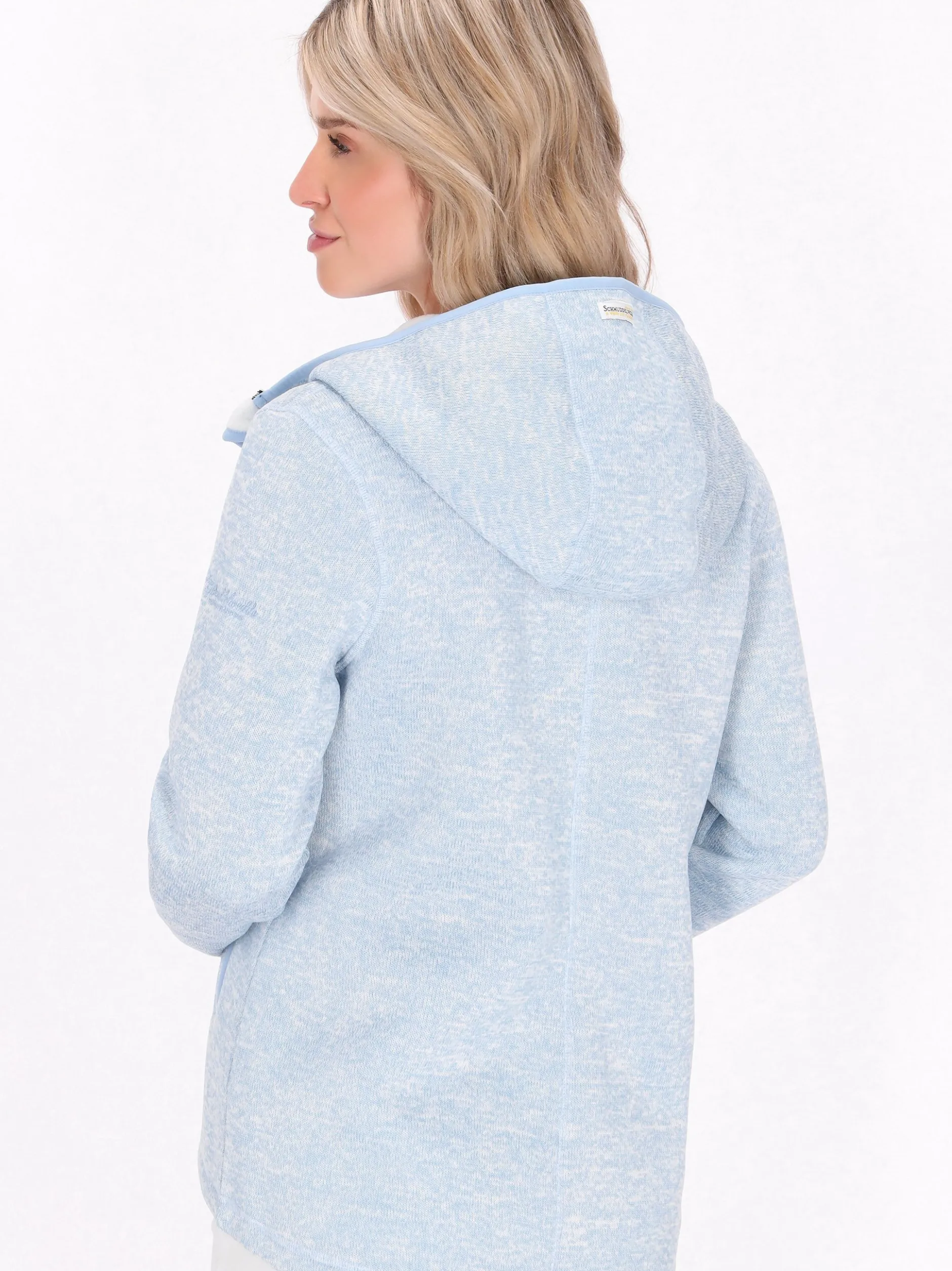 Schmuddelwedda Damen Jacke in hellblau