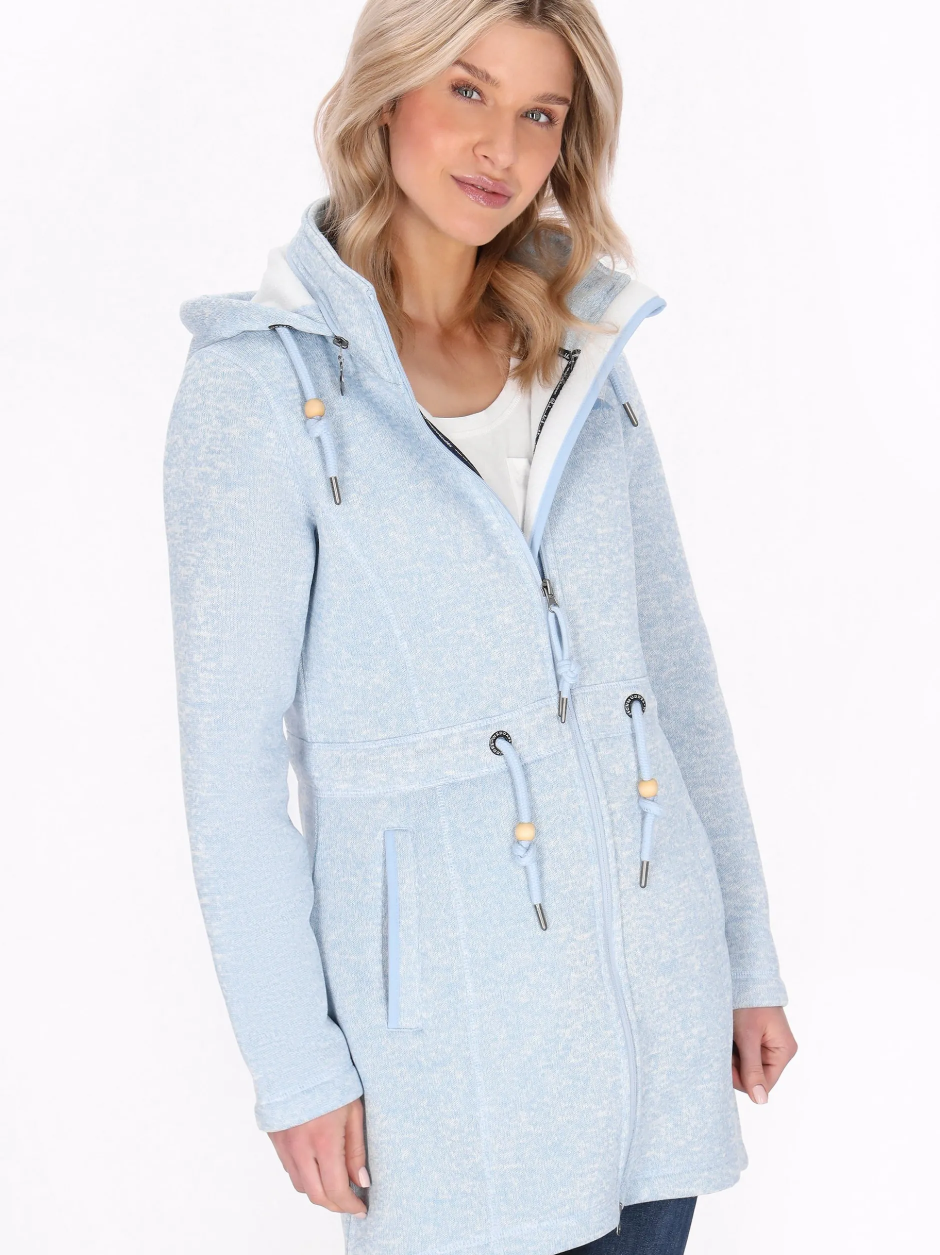 Schmuddelwedda Damen Jacke in hellblau