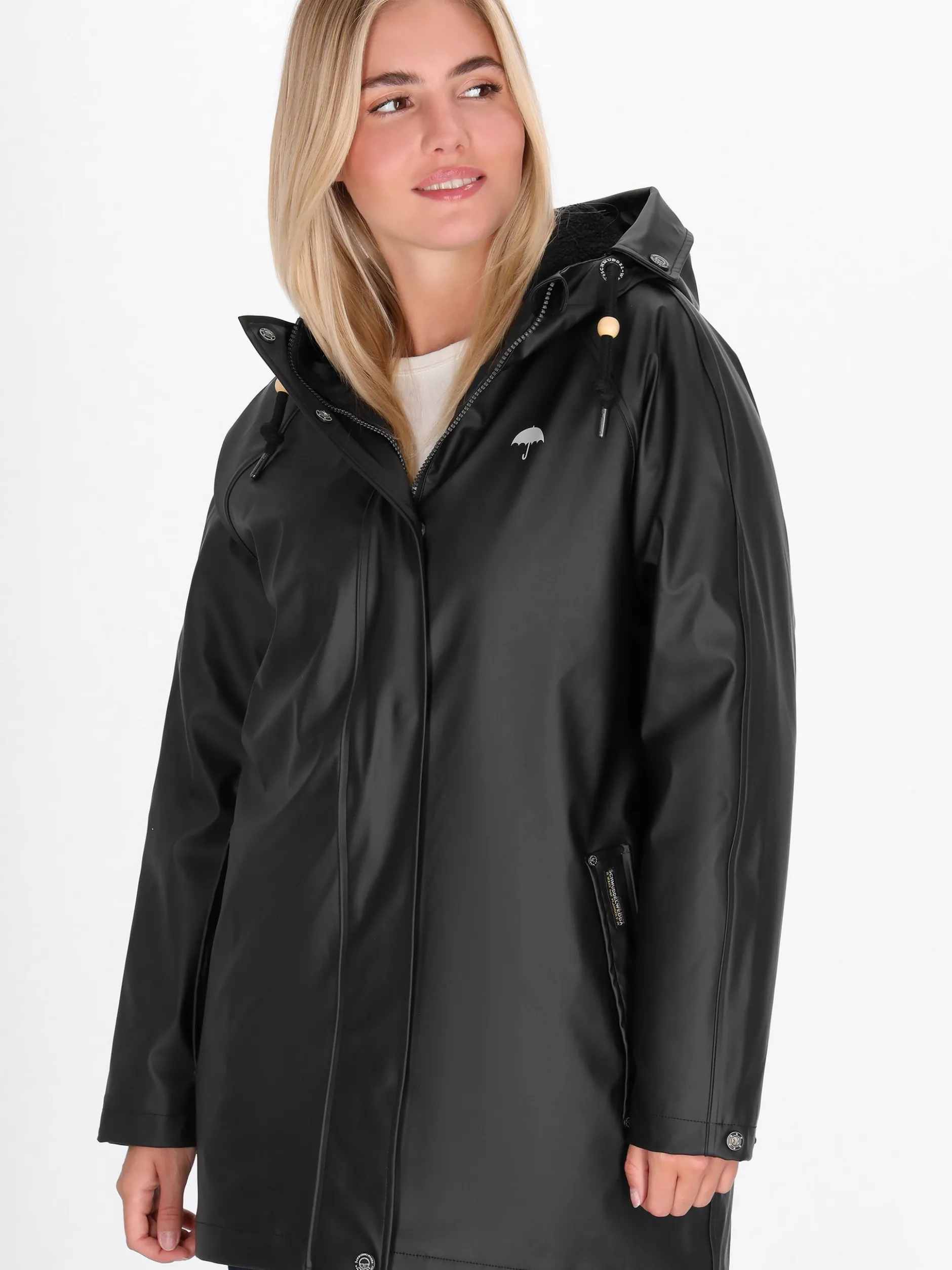 Schmuddelwedda Damen Jacke in schwarz