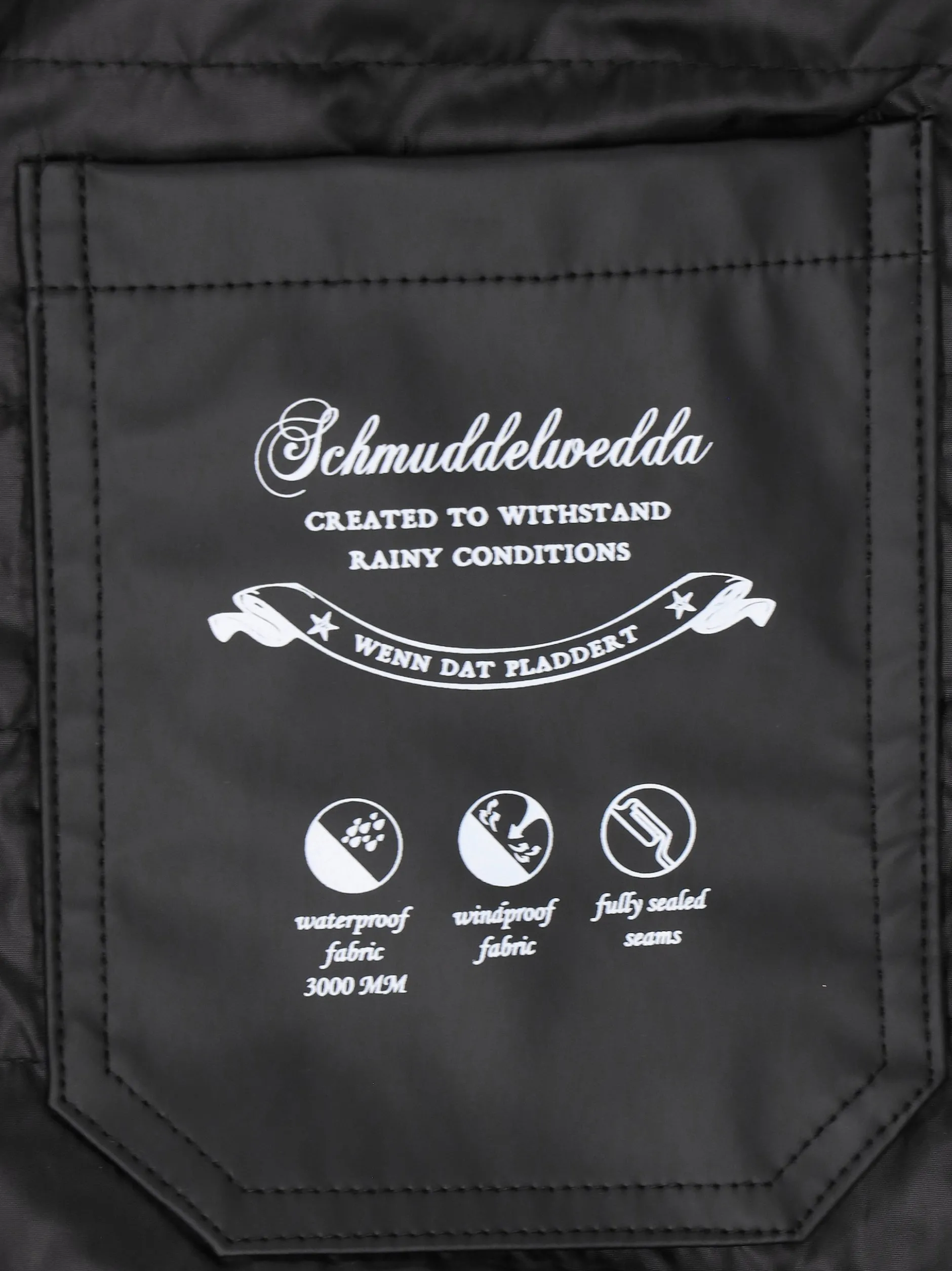 Schmuddelwedda Damen Jacke in schwarz
