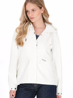 Schmuddelwedda Damen Jacke in weiß