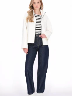 Schmuddelwedda Damen Jacke in weiß