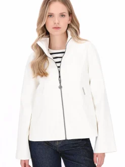 Schmuddelwedda Damen Jacke in weiß