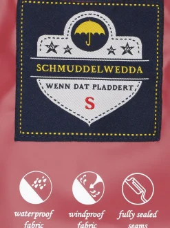 Schmuddelwedda Damen Mantel in bordeaux