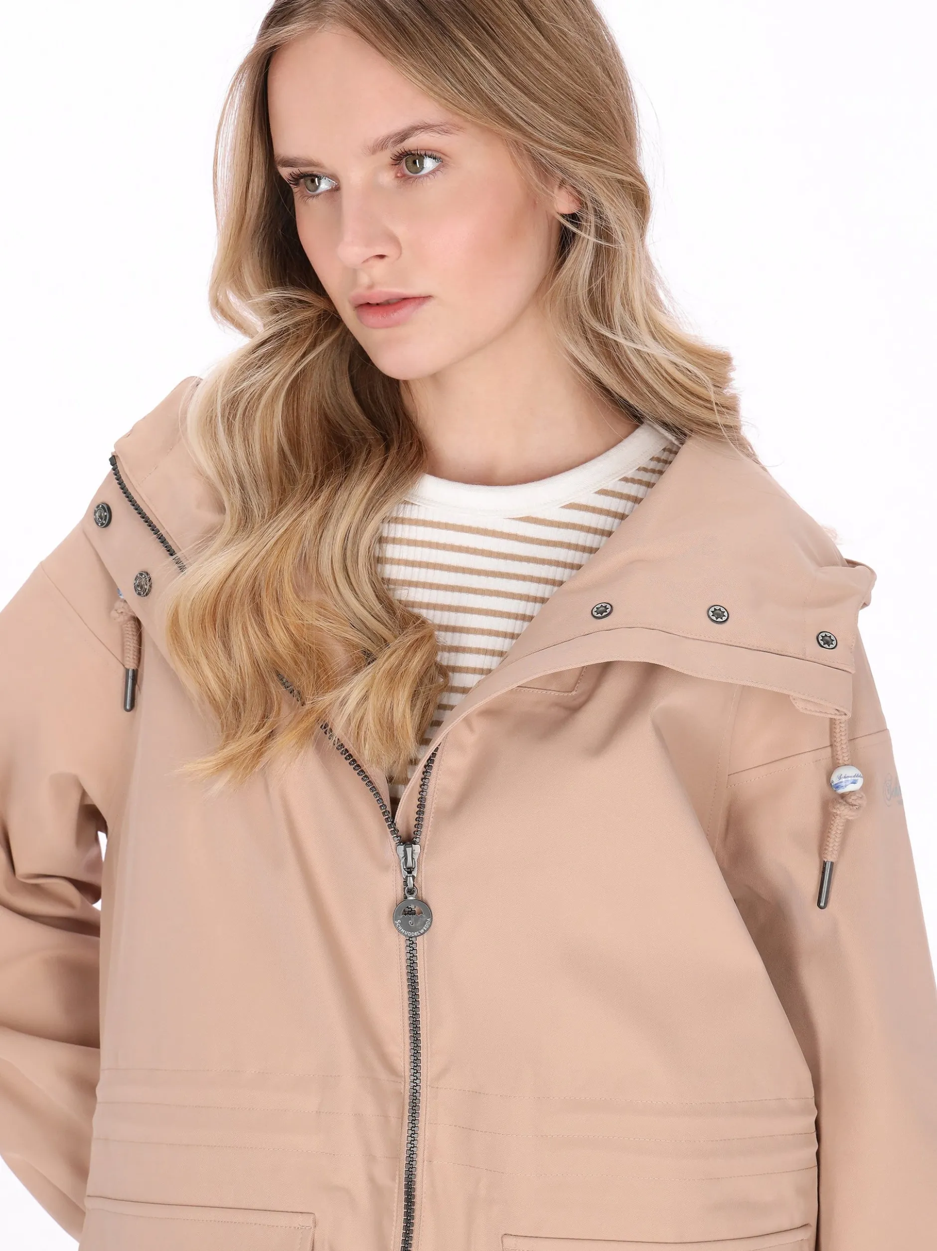 Schmuddelwedda Damen Mantel in braun