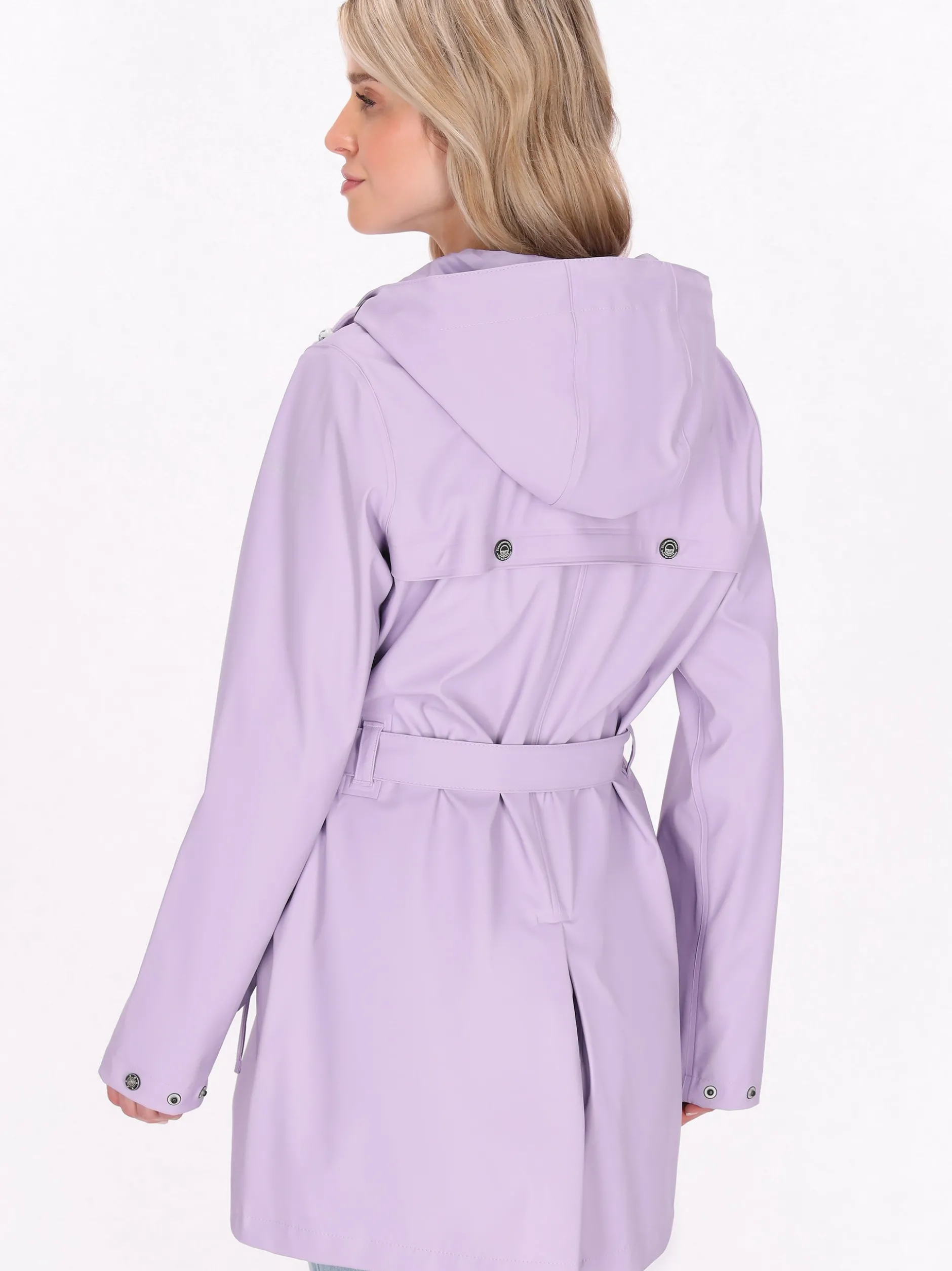 Schmuddelwedda Damen Mantel in lila