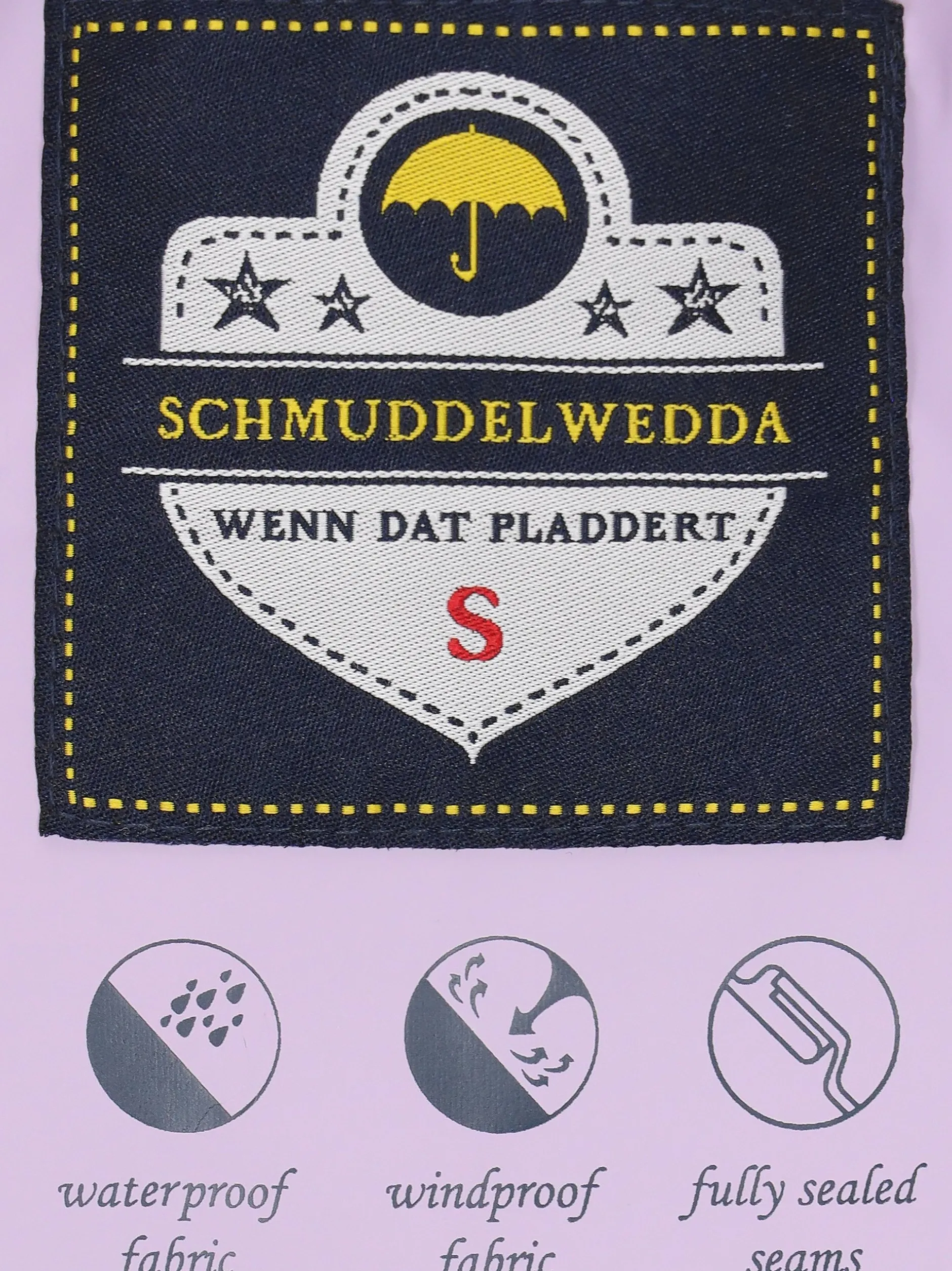 Schmuddelwedda Damen Mantel in lila