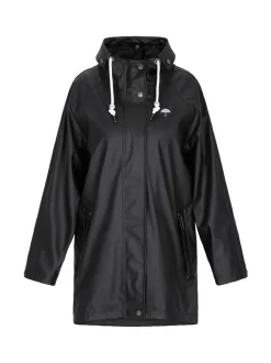 Schmuddelwedda Damen Mantel in schwarz