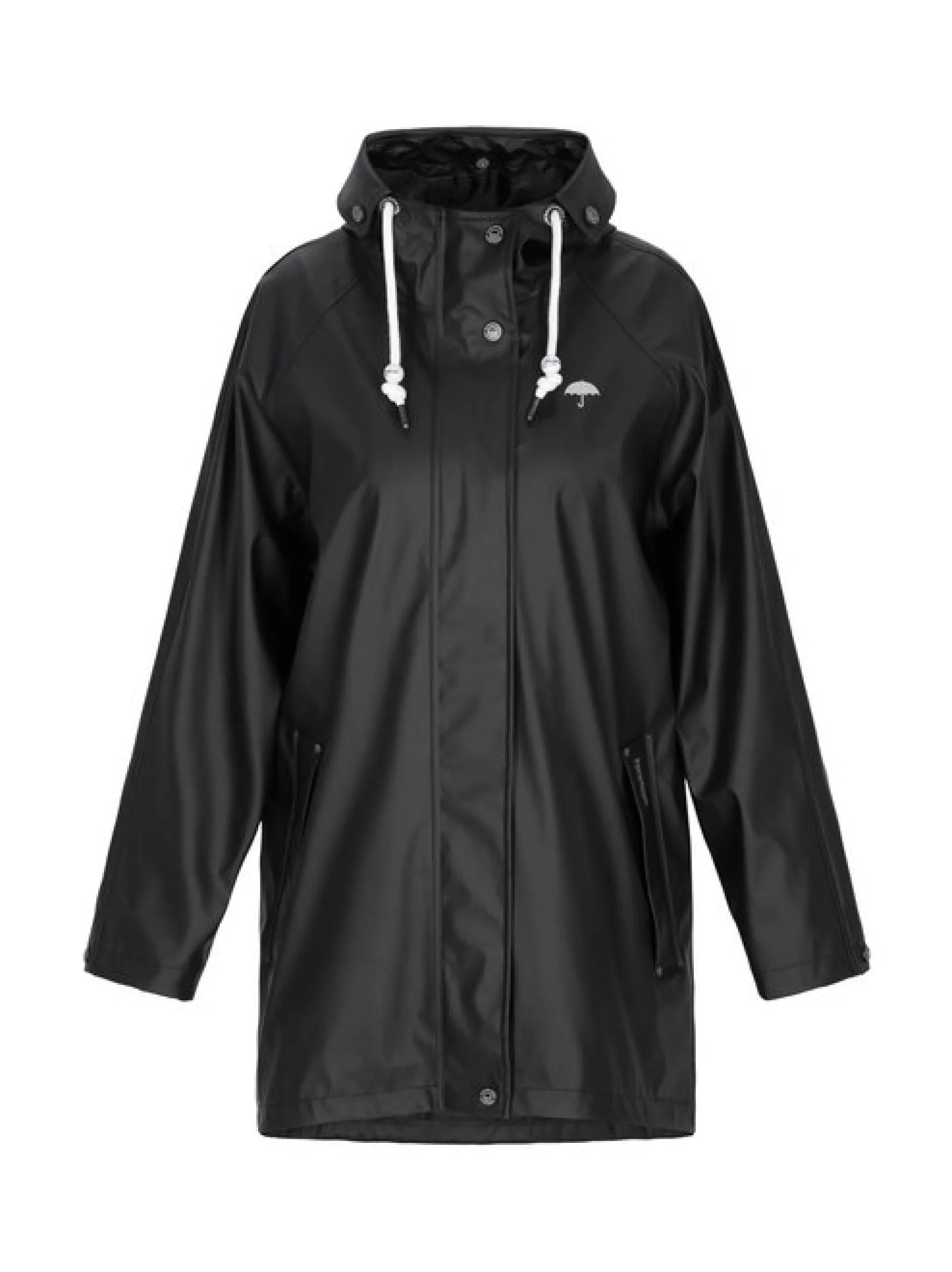 Schmuddelwedda Damen Mantel in schwarz