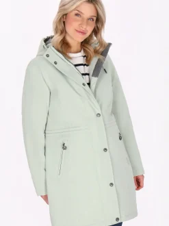 Schmuddelwedda Damen Parka in grün