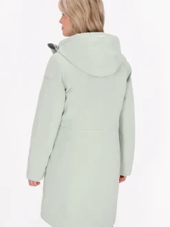 Schmuddelwedda Damen Parka in grün