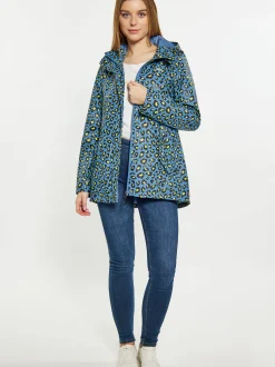 Schmuddelwedda Damen Regenjacke in blau