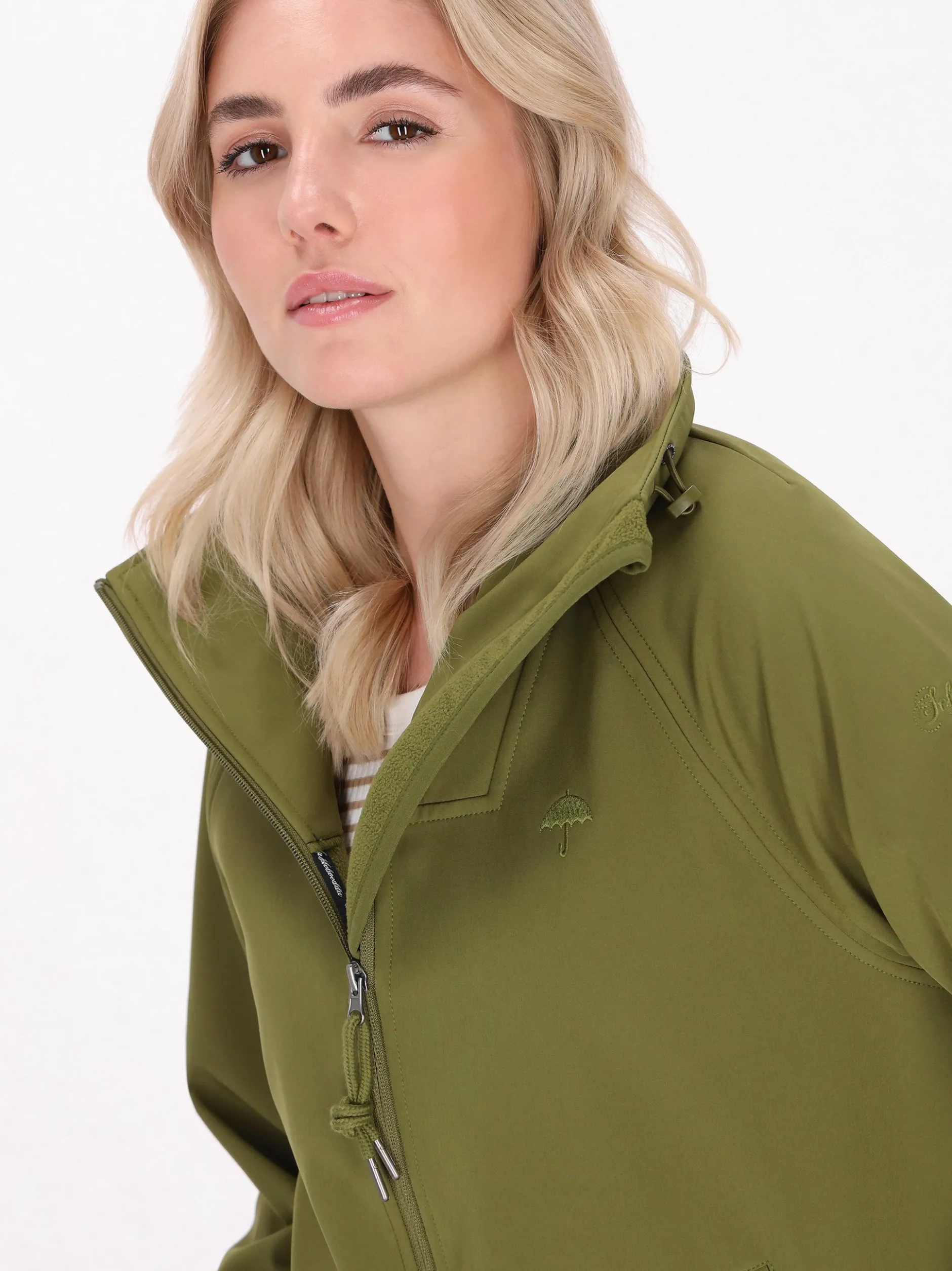 Schmuddelwedda Damen Softshelljacke in oliv