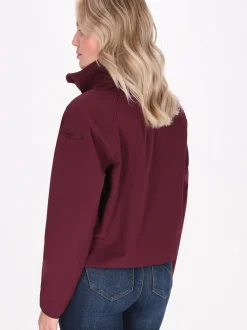 Schmuddelwedda Damen Softshelljacke in bordeaux