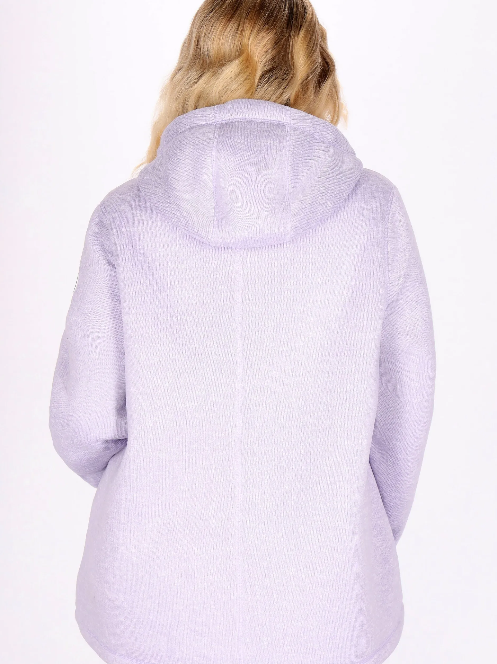 Schmuddelwedda Damen Strickfleecejacke in melange