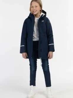 Schmuddelwedda Mädels Anorak + Tagesrucksack - SET in blau