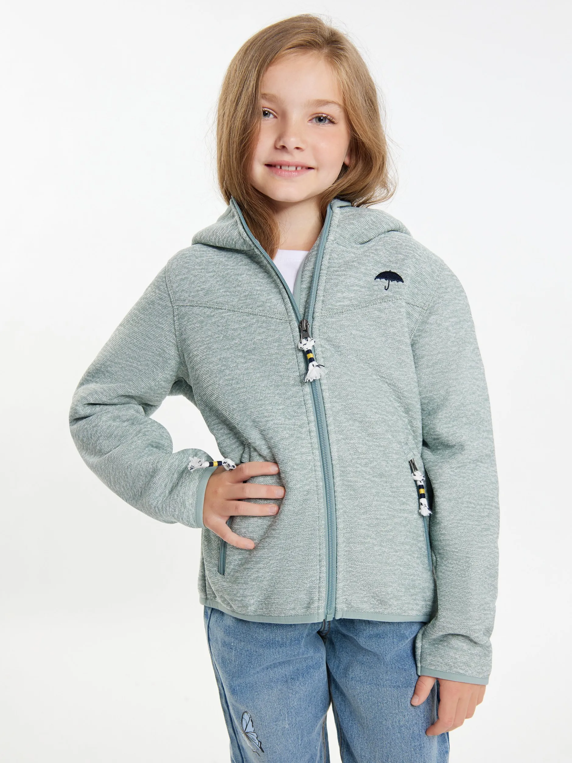 Schmuddelwedda Mädels Blouson + Tagesrucksack - SET in mint