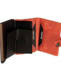 Secrid Unisex Geldbörse - Miniwallet Vintage in orange