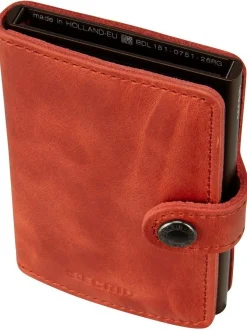 Secrid Unisex Geldbörse - Miniwallet Vintage in orange