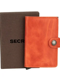 Secrid Unisex Geldbörse - Miniwallet Vintage in orange