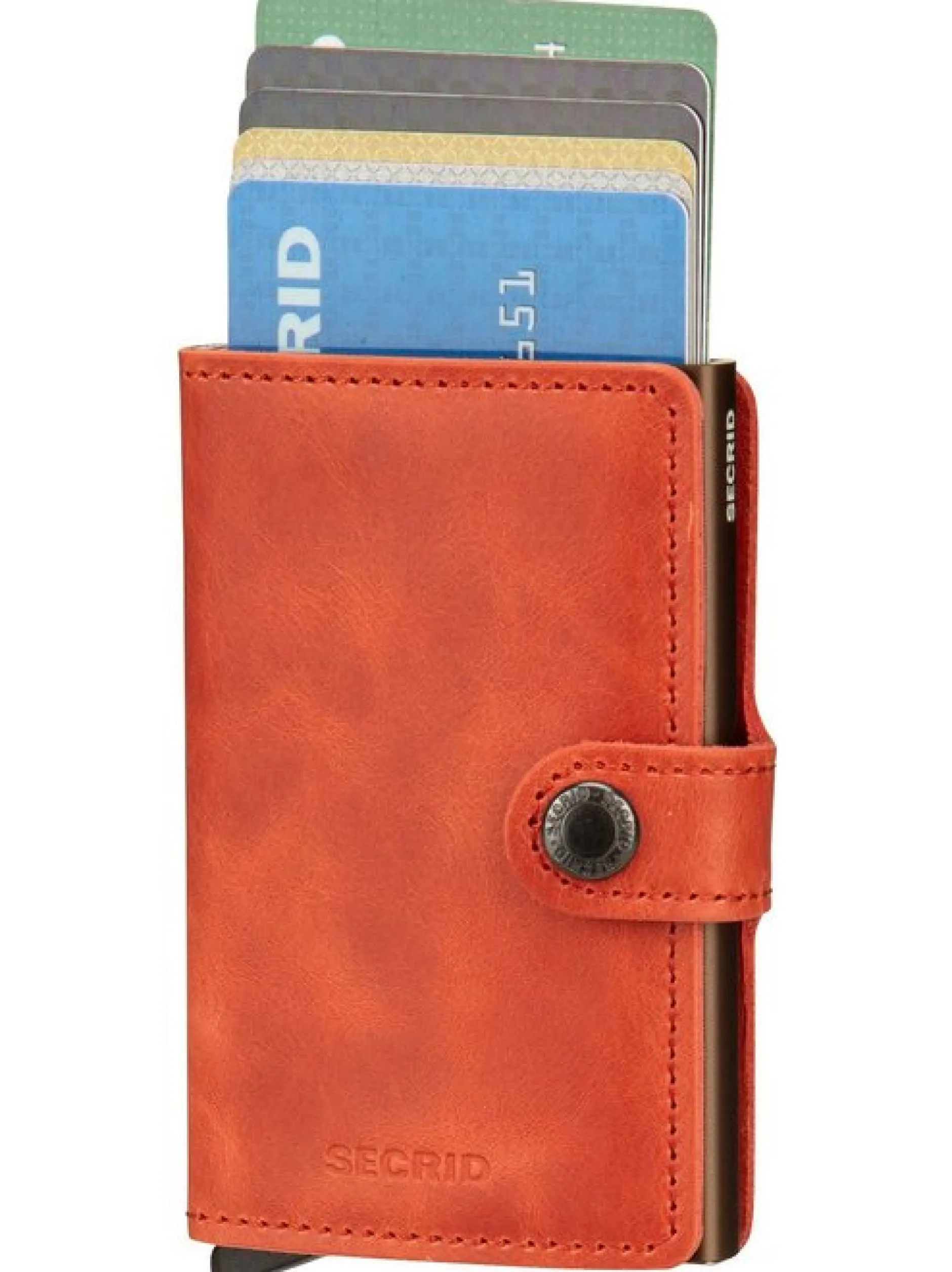 Secrid Unisex Geldbörse - Miniwallet Vintage in orange