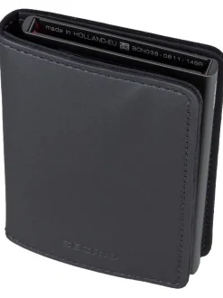 Secrid Unisex Geldbörse - Slimwallet Matte Satin in anthrazit