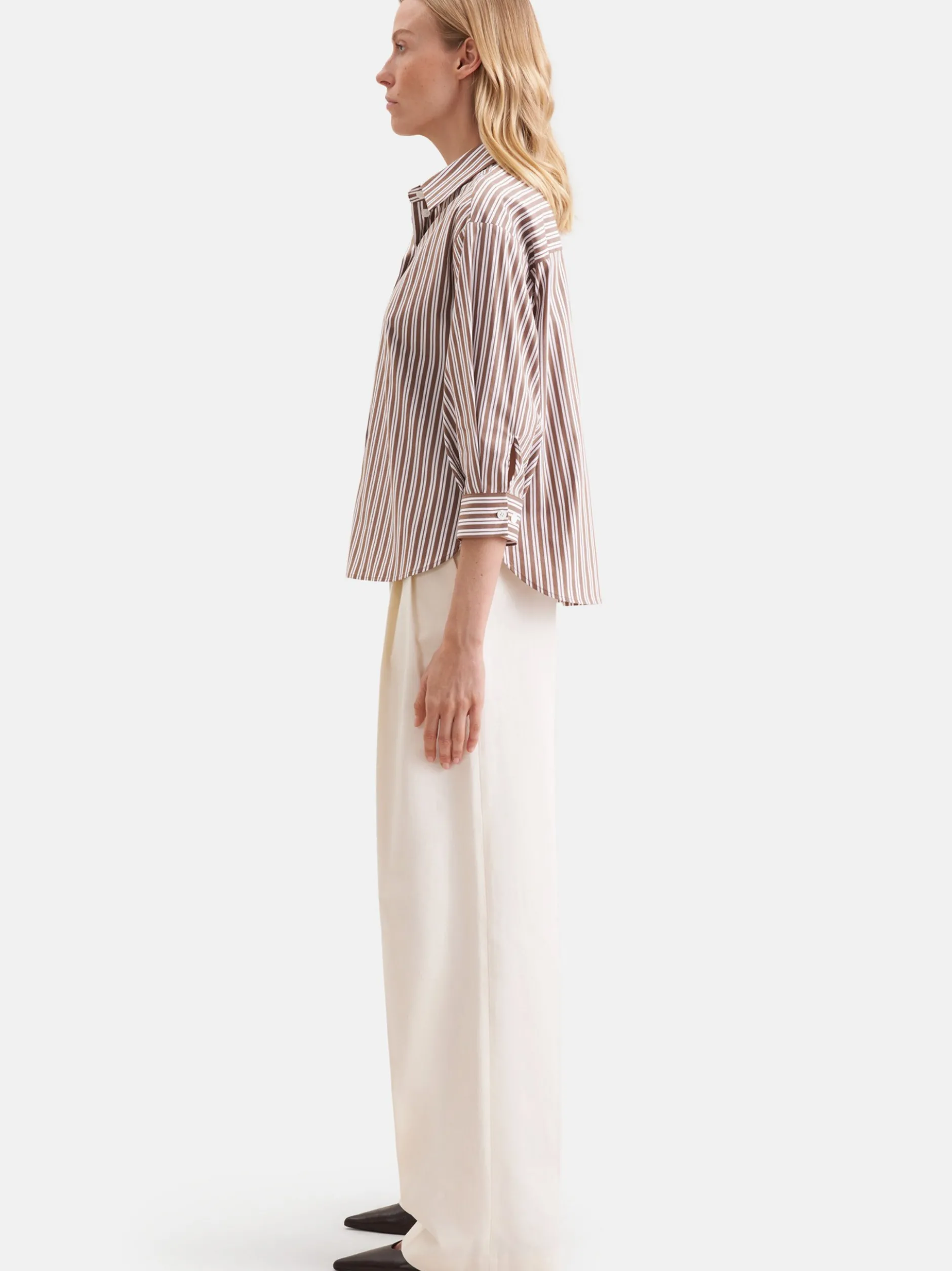 Seidensticker Damen Hemdbluse - Oversized Fit in braun