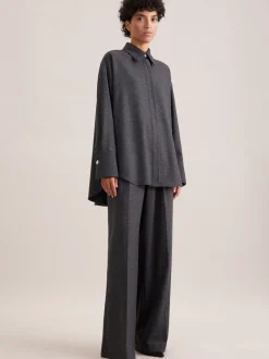 Seidensticker Damen Hemdbluse - Oversized Fit in grau