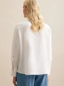 Seidensticker Damen Hemdbluse - Oversized Fit in weiß