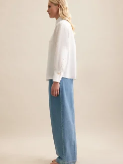 Seidensticker Damen Hemdbluse - Oversized Fit in weiß